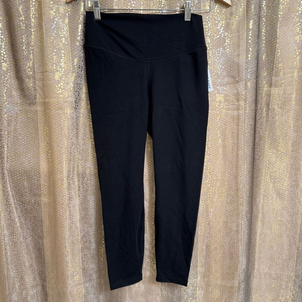 Old Navy High-Waisted PowerChill 7/8 Cotton Leggings Med Petite NWT